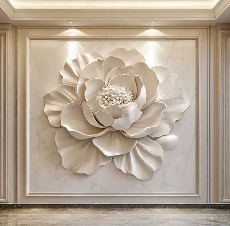 گچ‌بری آماده برای دیوار راهکاری زیبا برای قاب‌بندی و تزئین